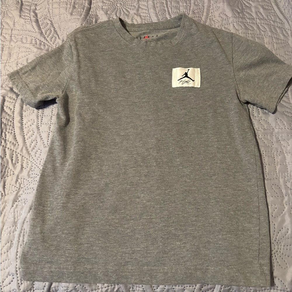 Jordan Gray Short Sleeve Kids Tee